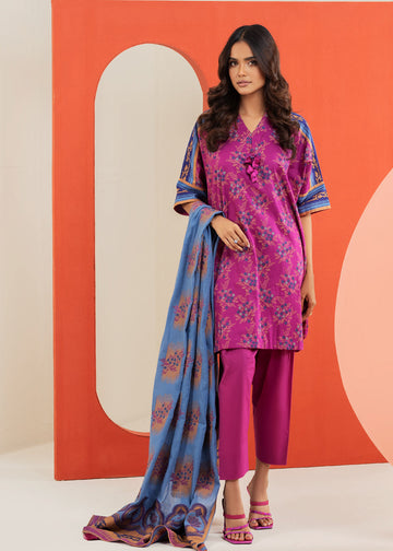 Alkaram MS-31-23-Magenta Mid Summer Collection Online Shopping